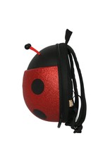 Toddler backpack Ladybug (Red-Glitter)