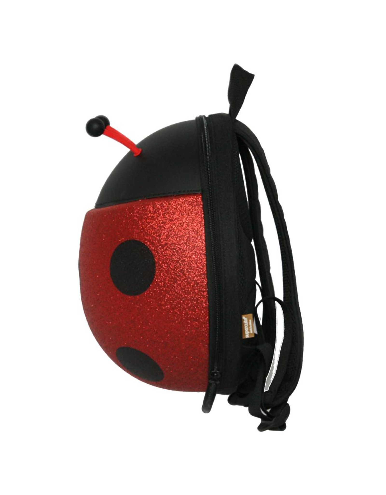 Toddler backpack Ladybug (Red-Glitter)