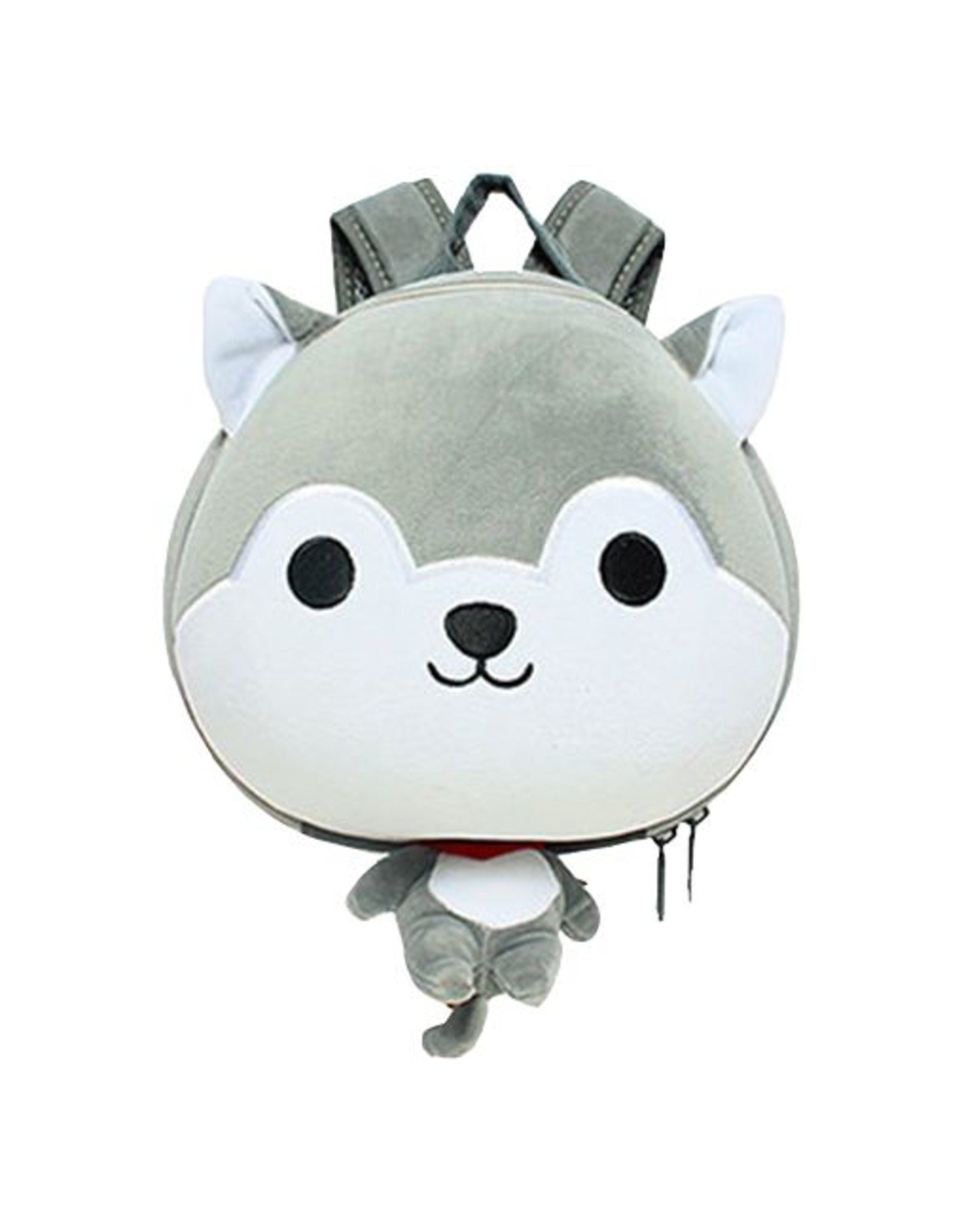 Toddler backpack Shiba Dog (Grey)