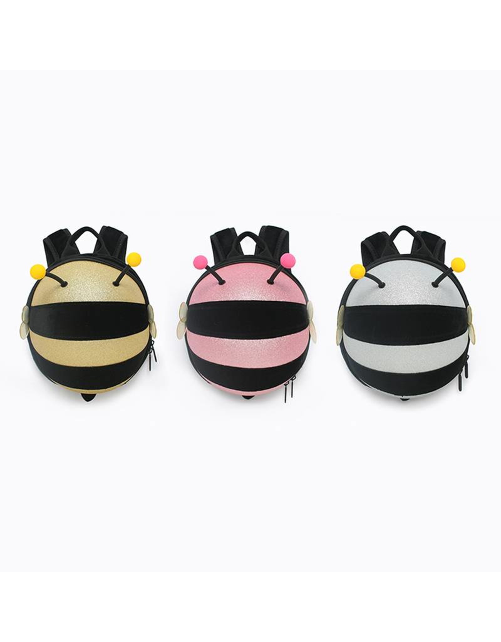 Toddler backpack Bee (Pink-Glitter)