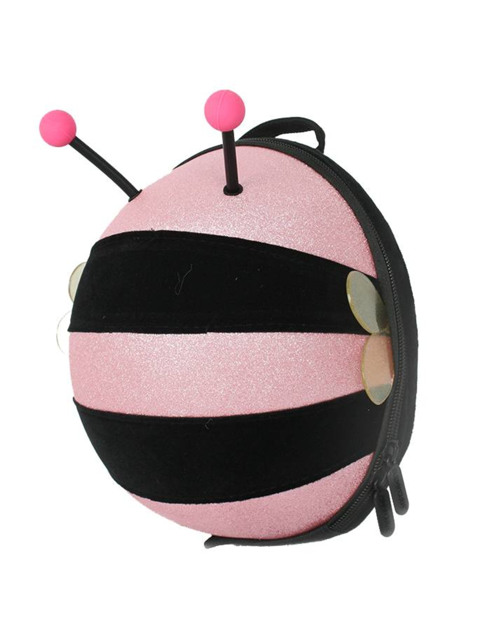 Toddler backpack Bee (Pink-Glitter)