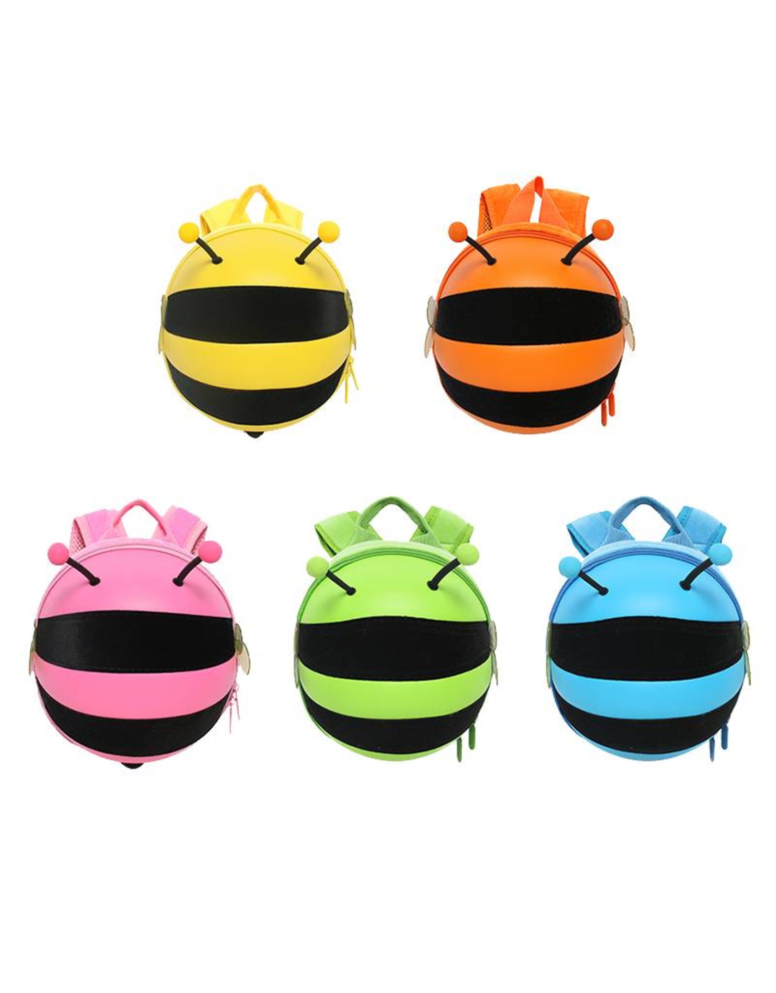 Toddler Backpack Bee (Blue Safety Harness)