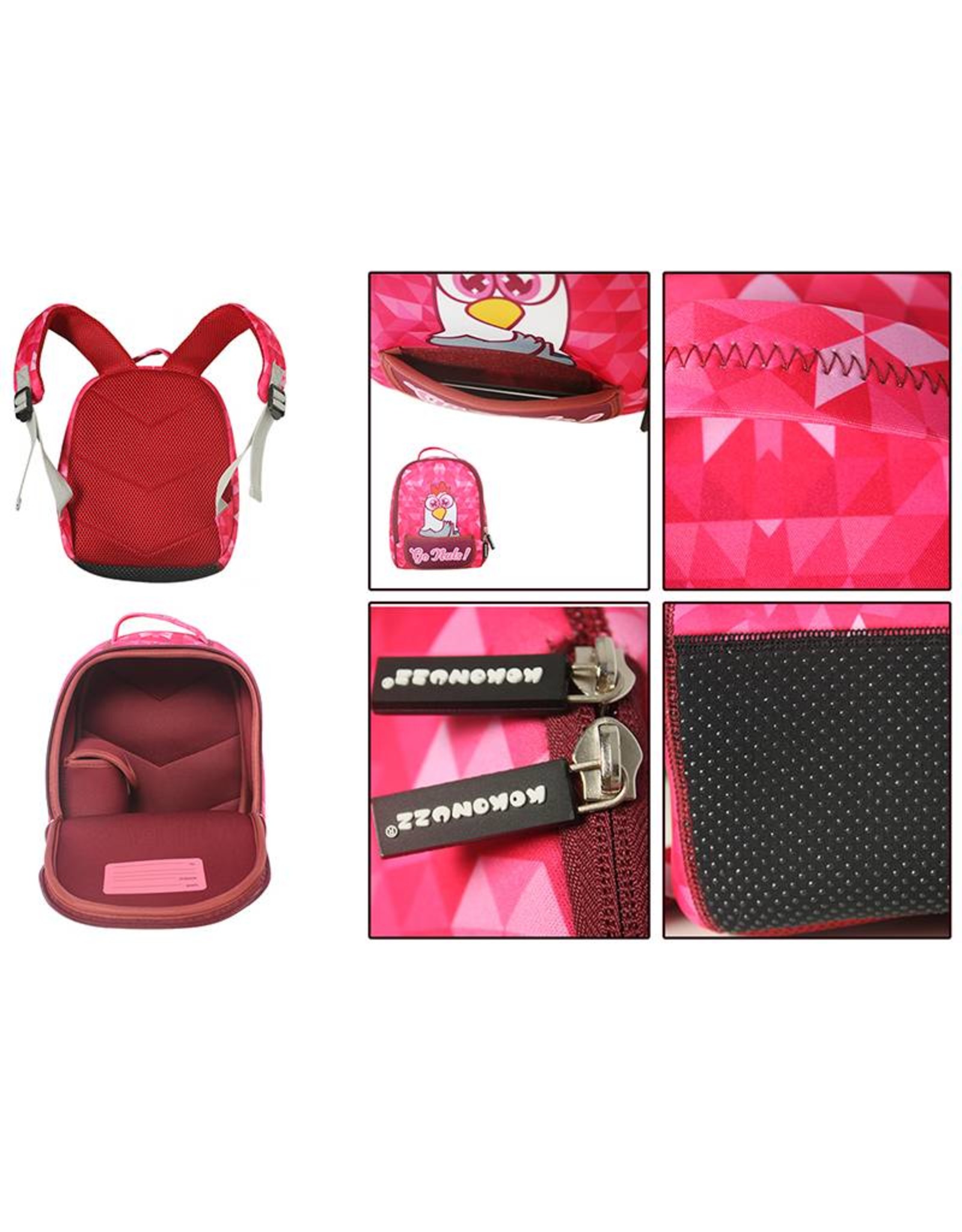 Childerns backpack Go Nuts (Pink)