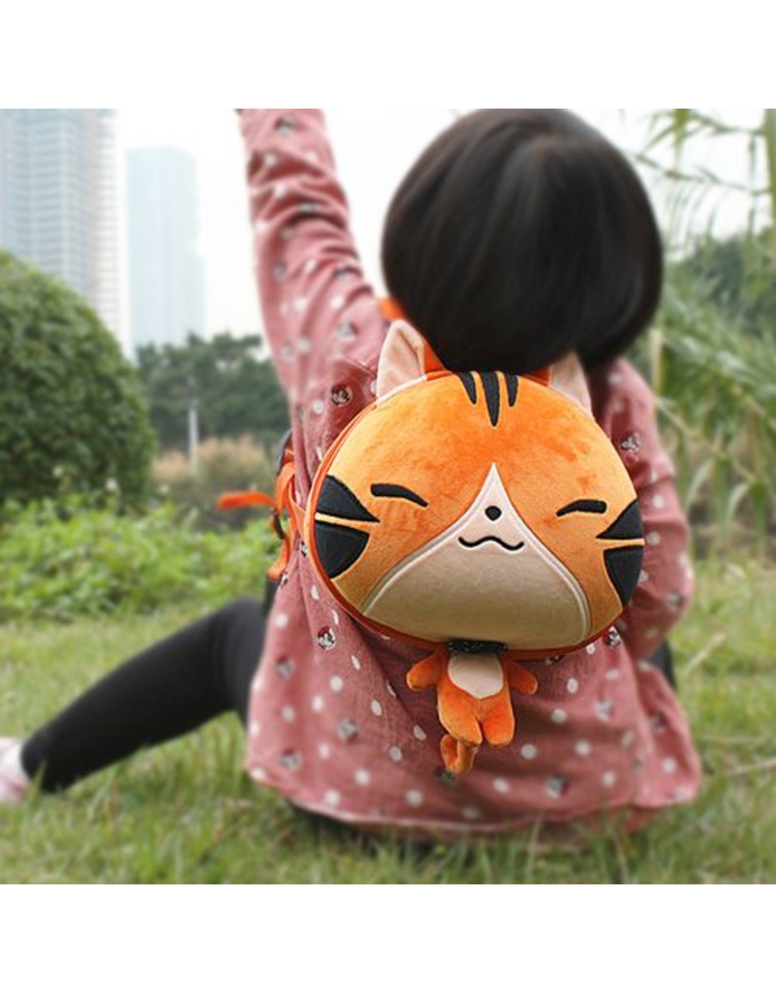 Toddler backpack Cat (Orange)