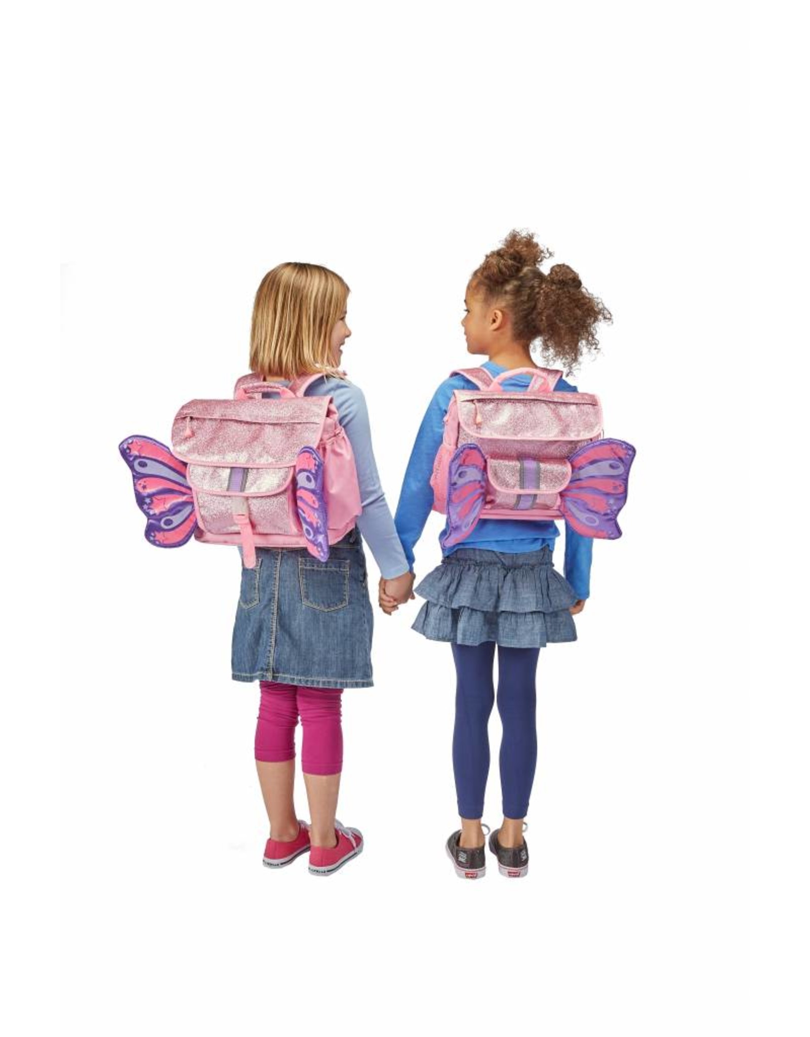 Bixbee Sparkalicious Pink Butterflyer Backpack (Small)