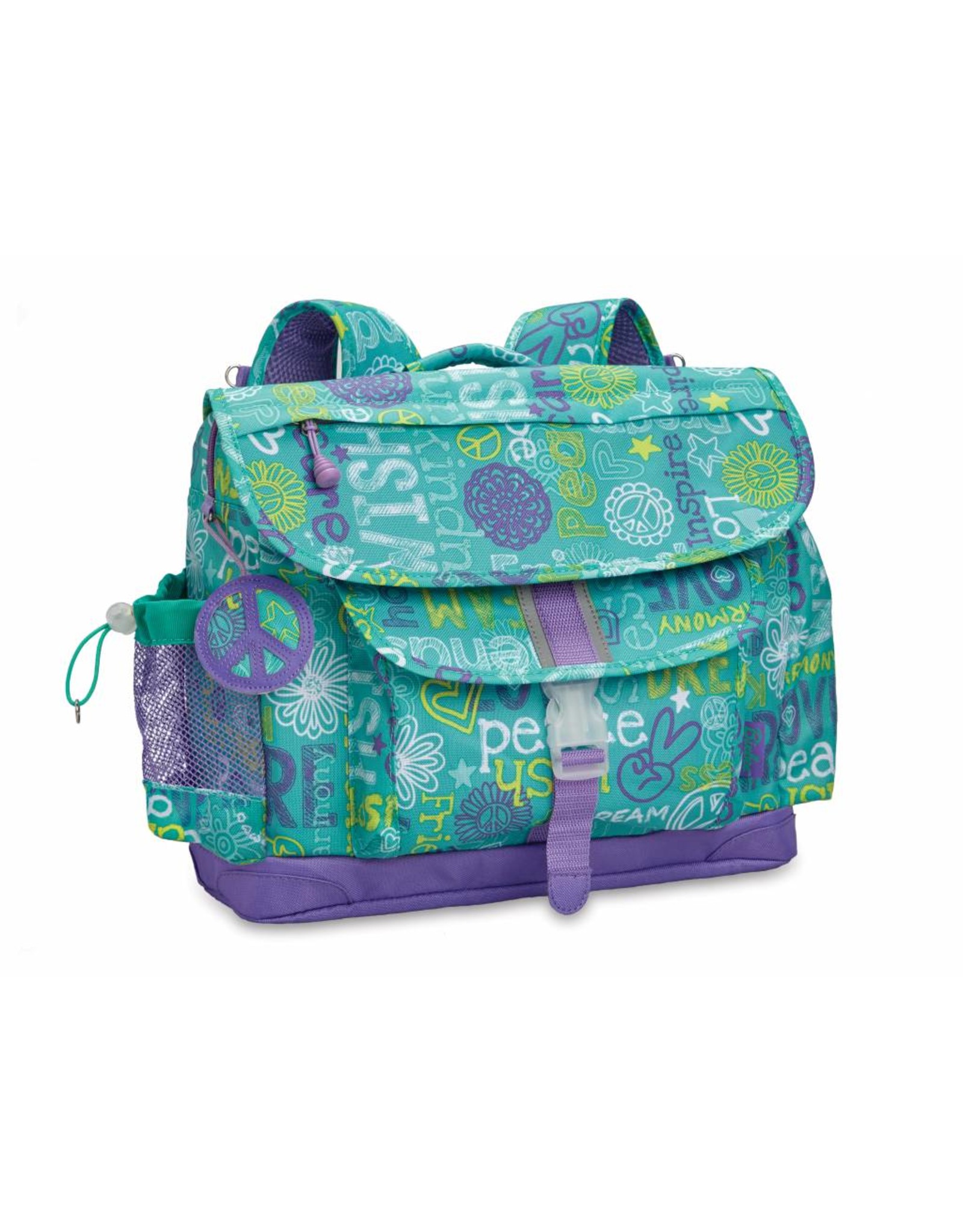 Bixbee Hope Peace Love Backpack (Medium)