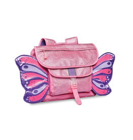 Bixbee Sparkalicious Pink Butterflyer Rugzak  (Medium)