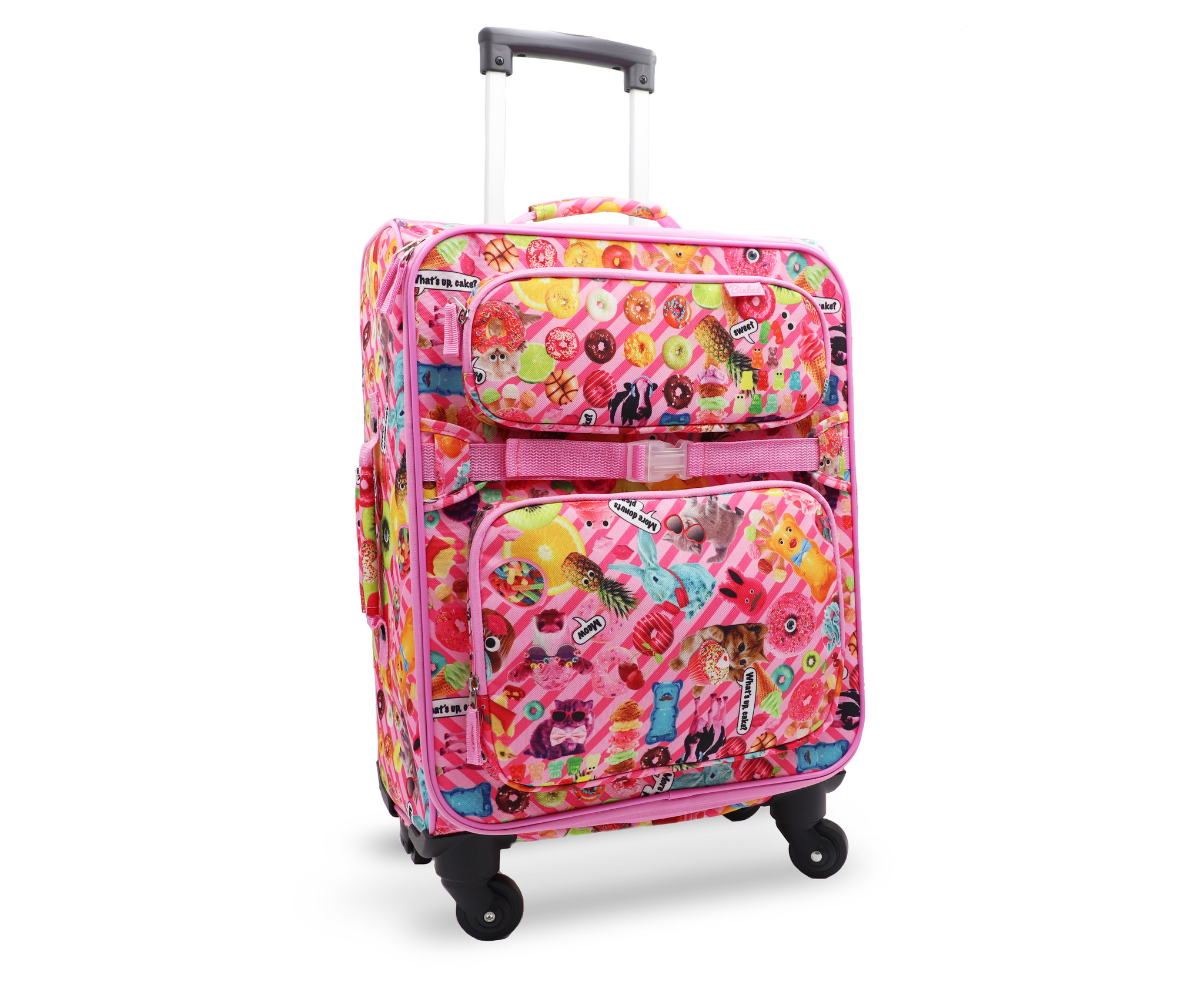 pink bee suitcase