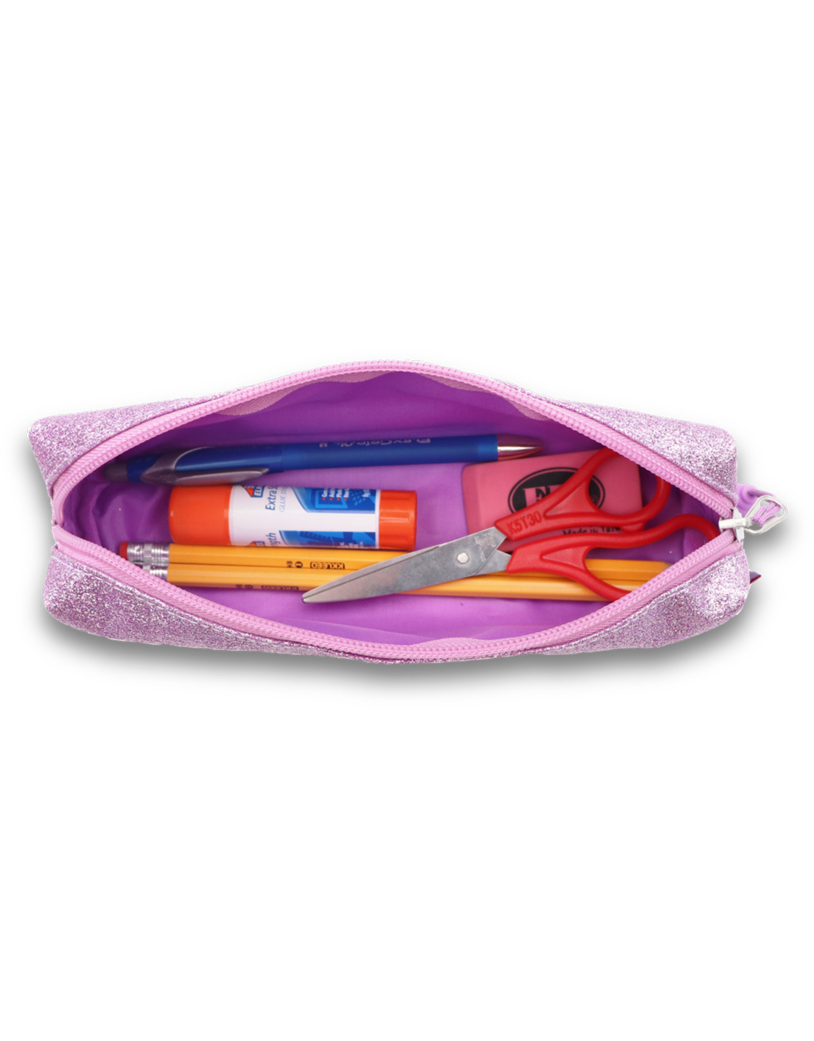 Bixbee Sparkalicious Pencil Case  (Purple)