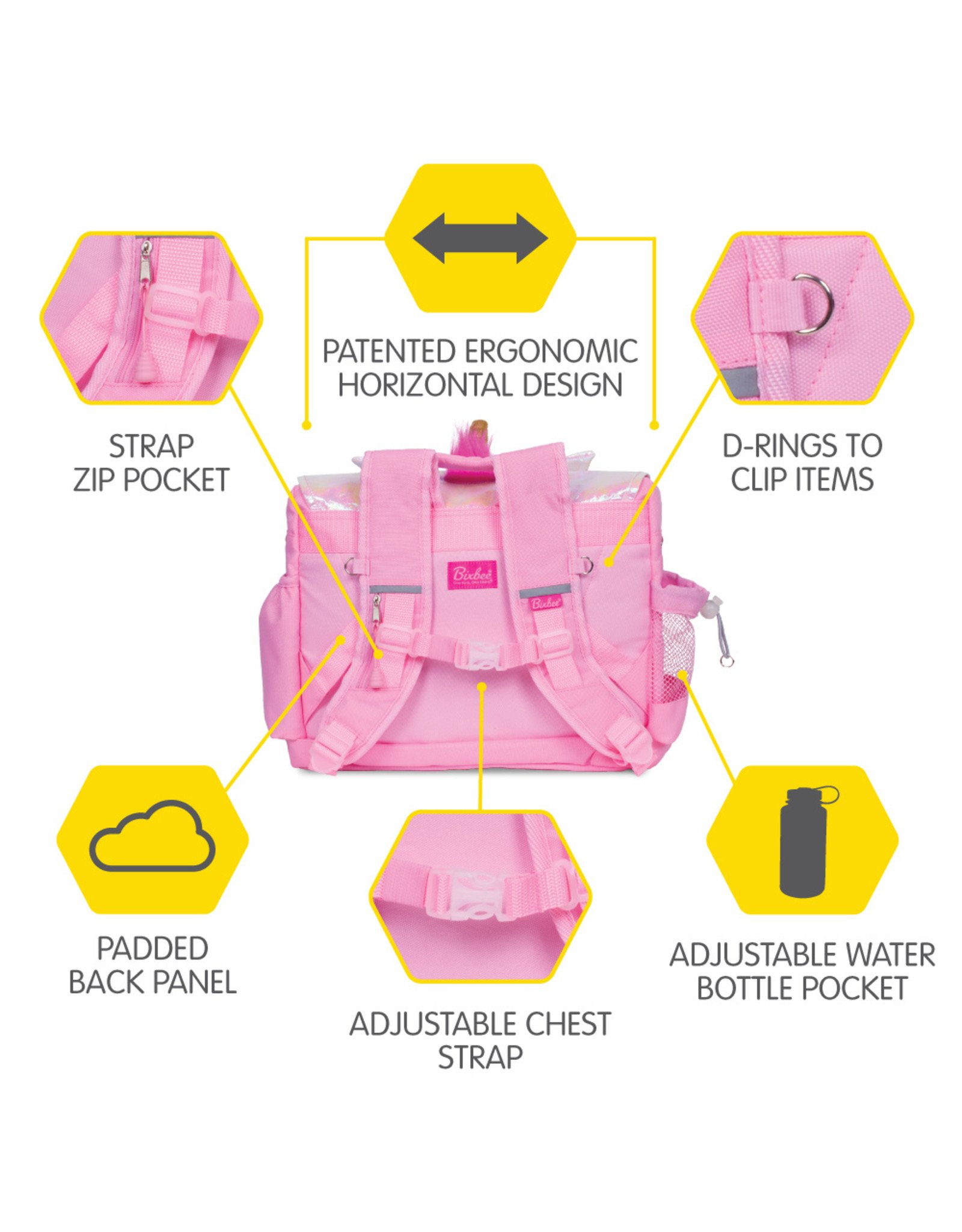 Bixbee Unicorn Pack Pink (Medium)