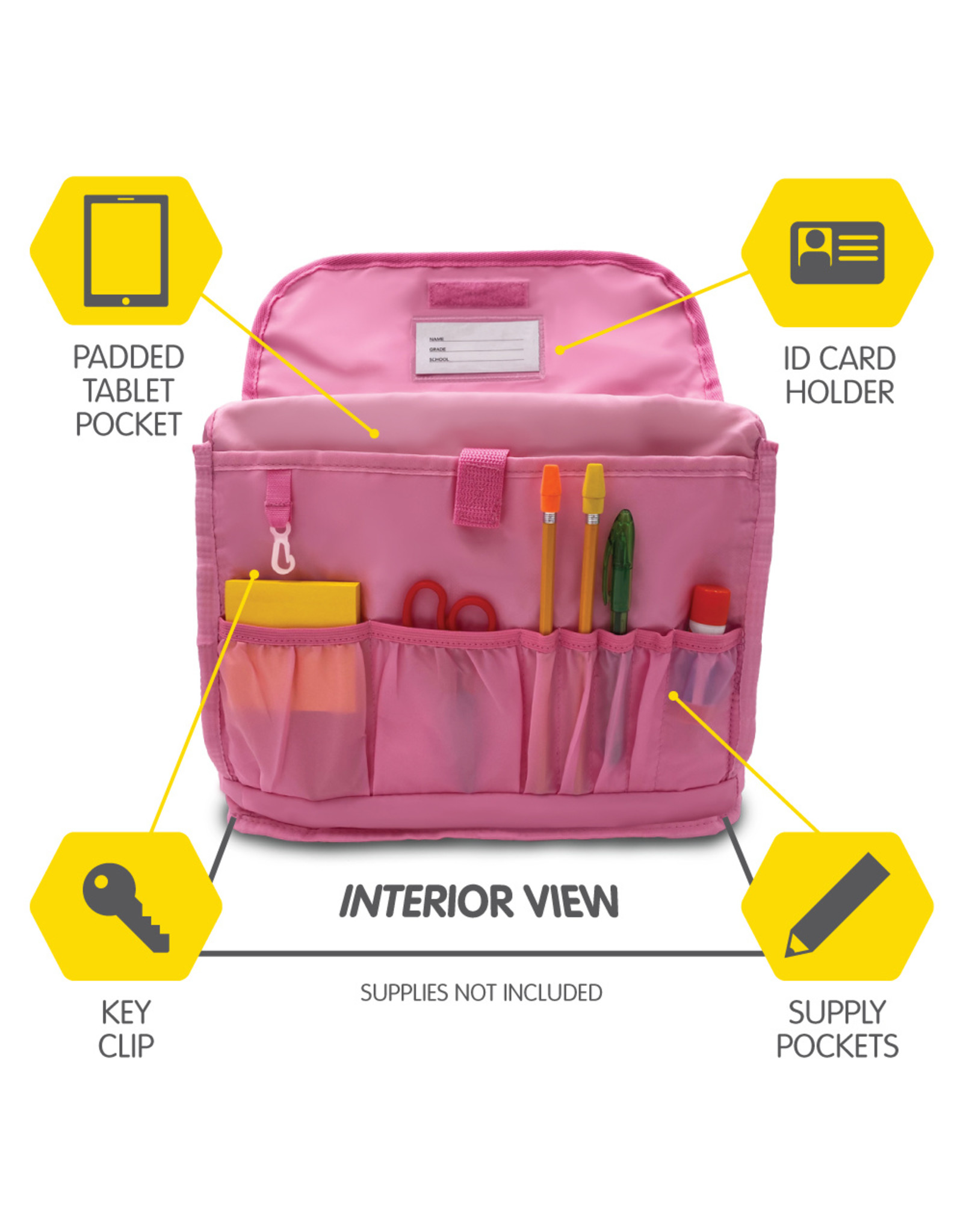 Bixbee Sparkalicious Backpack Medium (Pink)