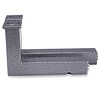 Handlauf Hammerschlag Optik beschichtet viereckig 40x40  Modell 11 - Eckige Treppengeländer - Treppenhandlauf mit grauem Hammerschlag Pulverbeschichtung
