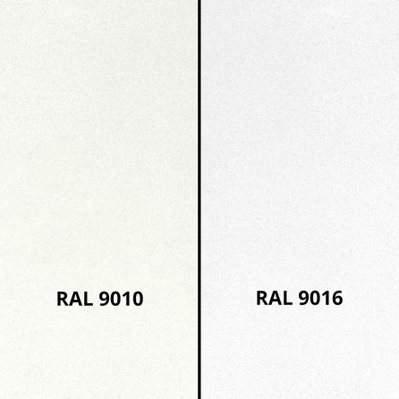 Handlauf weiß - rund schmal - mit Handlaufhaltern Typ 2 - nach Maß - Treppengeländer Metall / Stahl beschichtet - RAL 9010 oder 9016