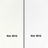 Handlauf weiß - eckig (40x10 mm) - mit Handlaufhaltern Typ 10 - nach Maß - Treppengeländer Metall / Stahl beschichtet - RAL 9010 oder 9016
