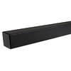 Handlauf schwarz - eckig (40x40 mm) - für außen - nach Maß - Treppengeländer für außen - Metall / Stahl beschichtet - RAL 9005