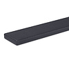 Handlauf anthrazit - eckig (50x10 mm) - nach Maß - Treppengeländer Metall / Stahl beschichtet - RAL 7016 oder 7021