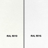 Handlauf weiß - eckig (50x10 mm) - mit Handlaufhaltern Typ 11 - nach Maß - Treppengeländer Metall / Stahl beschichtet - RAL 9010 oder 9016