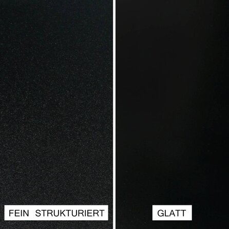 Handlauf schwarz - eckig (40x10 mm) - mit Handlaufhaltern Typ 3 Luxus - nach Maß - Treppengeländer Metall / Stahl beschichtet - RAL 9005
