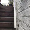 Handlauf Edelstahl - eckig (40x10 mm) - nach Maß - Treppengeländer für außen - Edelstahl 4VA (316) gebürstet
