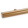 Handlauf Bronze Optik - rund - mit Handlaufhaltern Typ 14 - nach Maß - Treppengeländer Metall / Stahl beschichtet - Messing / Gold / Kupfer-Look