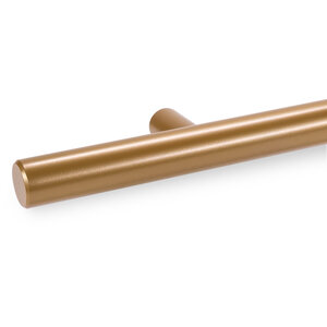Handlauf Bronze Optik - rund schmal - mit Haltern Typ 14