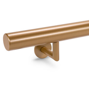 Handlauf Bronze Optik - rund - mit Haltern Typ 3 Luxus