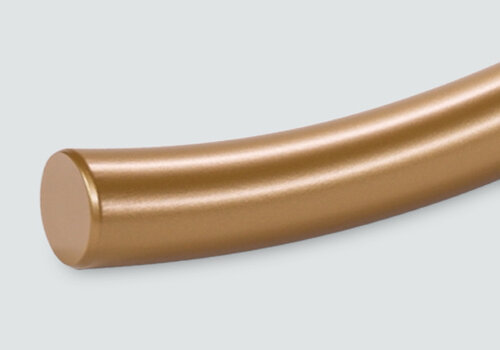 Handlauf Bronze Optik - gebogen