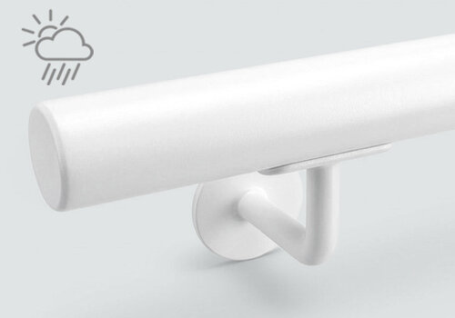 Handlauf weiß - außen Handlauf weiß - außen