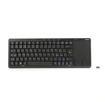 Omega KEYBOARD WIRELESS US OMEGA FOR SMART TV BLACK + TOUCHPAD [43666]