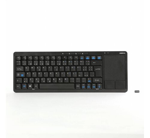 Omega KEYBOARD WIRELESS CZ OMEGA FOR SMART TV BLACK + TOUCHPAD [44422]