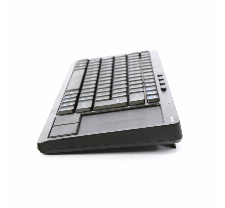 KEYBOARD WIRELESS CZ OMEGA FOR SMART TV BLACK + TOUCHPAD [44422]