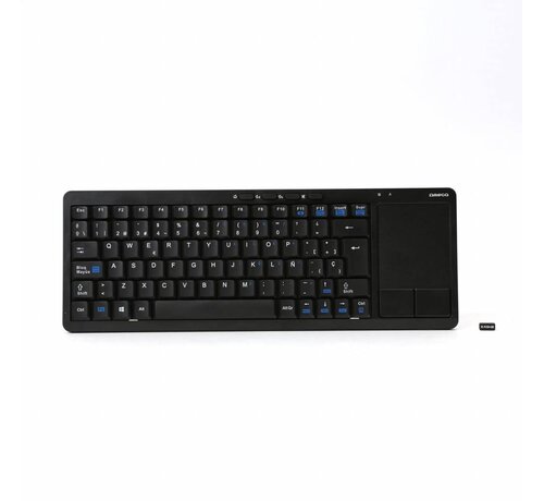 Omega KEYBOARD WIRELESS US OMEGA FOR SMART TV BLACK + TOUCHPAD [43666]