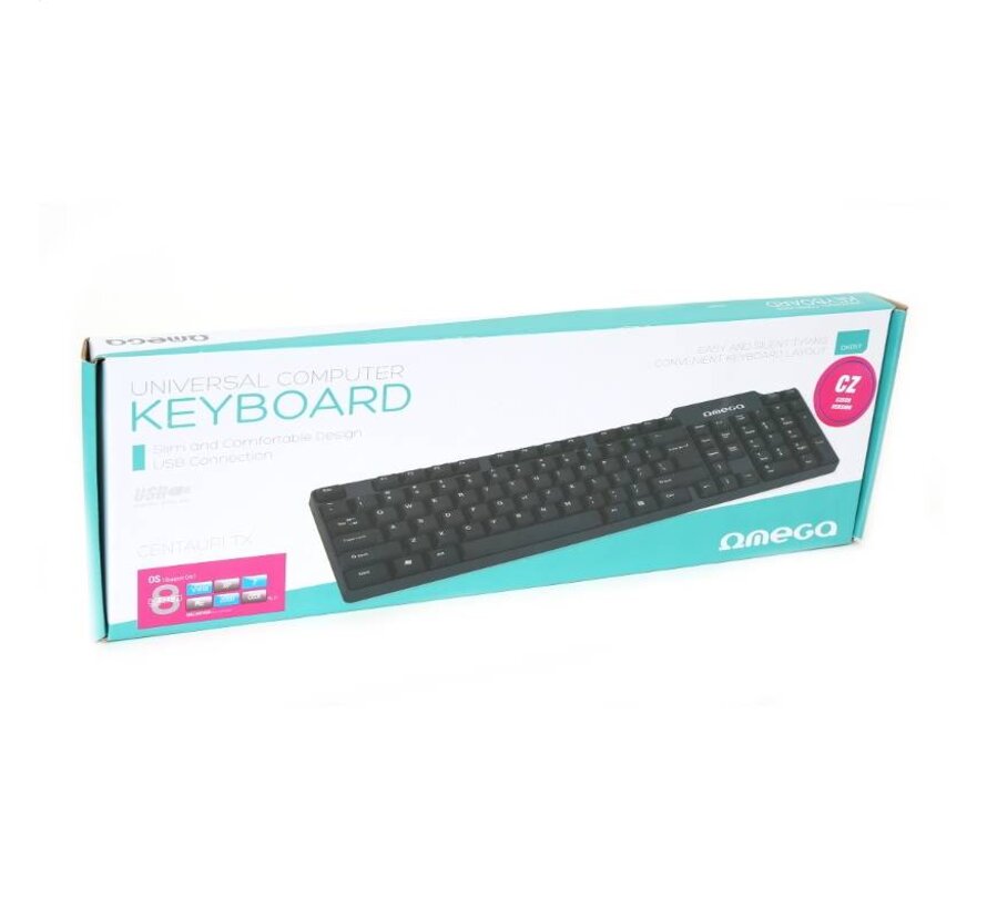 CLAVIER TCHEQUE OMEGA OK-05 VERSION USB [42658]