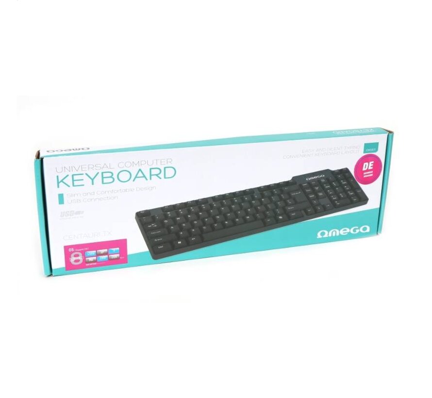 CLAVIER ALLEMAND OMEGA OK-05 VERSION USB [42659]