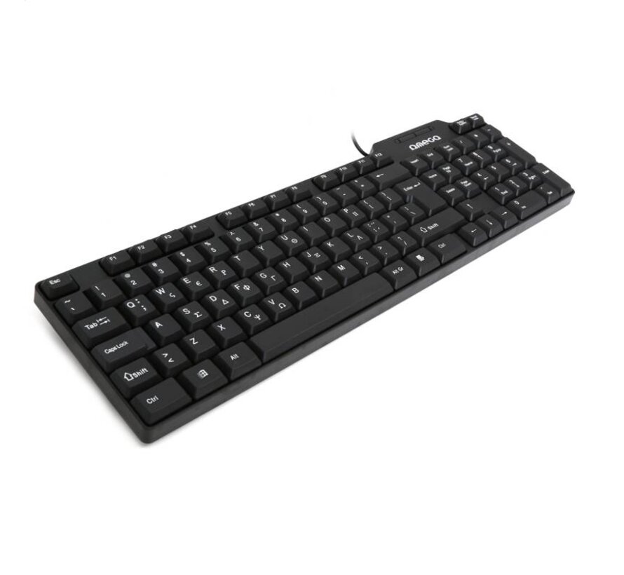KEYBOARD GR OMEGA OK-05 GREEK VERSION USB [42662]