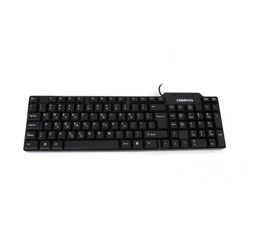 KEYBOARD GR OMEGA OK-05 GREEK VERSION USB [42662]