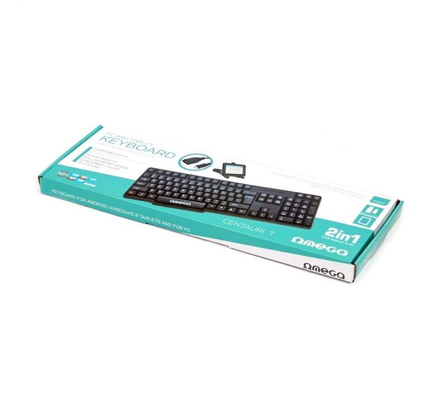 CLAVIER QWERTY US OMEGA OK-05 USB vers microUSB ADAPTATEUR [41829]