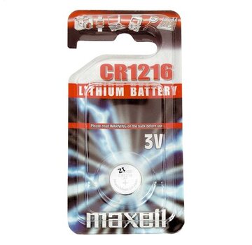 Maxell MAXELL BATTERY CR1216 BLISTER*1 10238800
