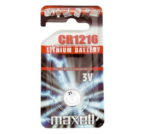 Maxell MAXELL BATTERY CR1216 BLISTER*1 10238800