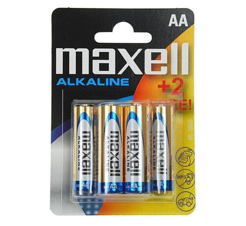 Maxell MAXELL BATTERIE ALCALINE LR06/AA BLISTER*6 (4+2) 790230.04.EU