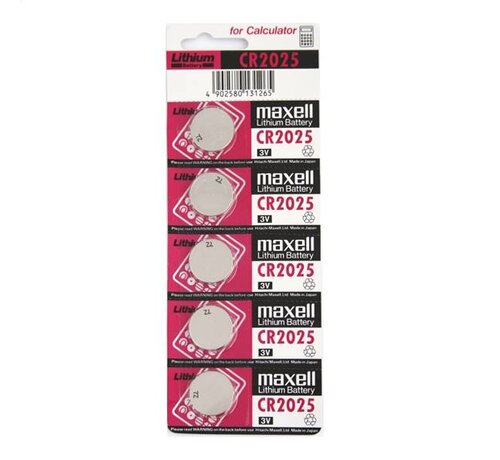 Maxell MAXELL BATTERY CR2025 BLISTER*5