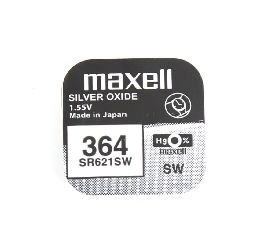 MAXELL BATTERIE SR621SW SR COIN (364) BLISTER*1 10145300