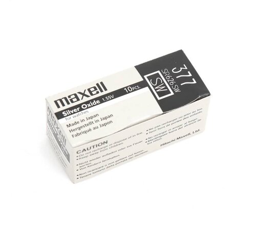 Maxell MAXELL BATTERY SR626SW SR COIN [377] BLISTER*1 10142200