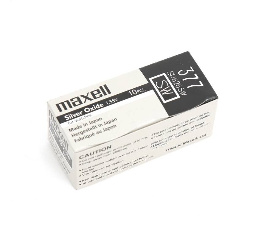 MAXELL BATTERY SR626SW SR COIN [377] BLISTER*1 10142200