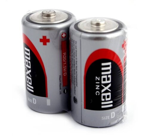 Maxell MAXELL BATTERY MANGANESE/ZINC R20 PACK*2 774402.00.EU