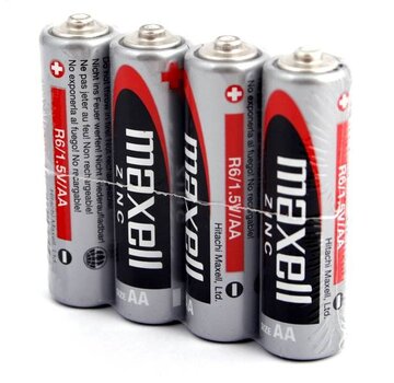 Maxell MAXELL BATTERY MANGANESE/ZINC R6/AA PACK*4  774406.00.EU