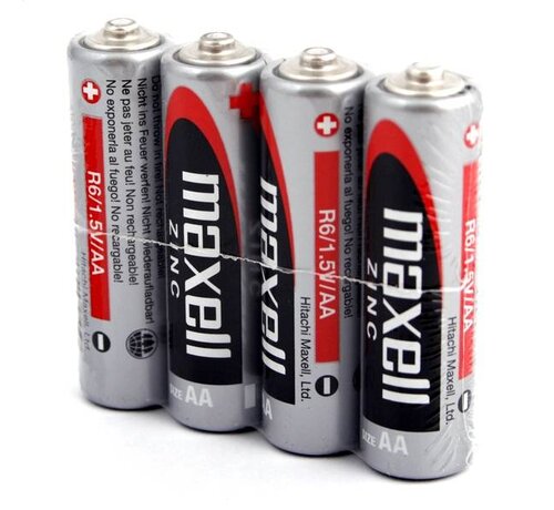 Maxell MAXELL BATTERY MANGANESE/ZINC R6/AA PACK*4  774406.00.EU
