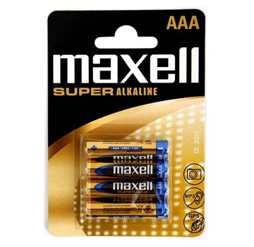 Maxell MAXELL BATTERIE SUPER ALCALINE LR03/AAA BLISTER*4 790336.04.EU