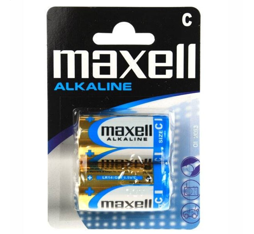 MAXELL BATTERIE ALCALINE LR14 BLITER*2 774417.04.EU