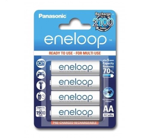 Panasonic PANASONIC ENELOOP ACCUMULATOR R6/AA 1900mAh 4 PCS BLISTER PABK-3MCCE-4BE